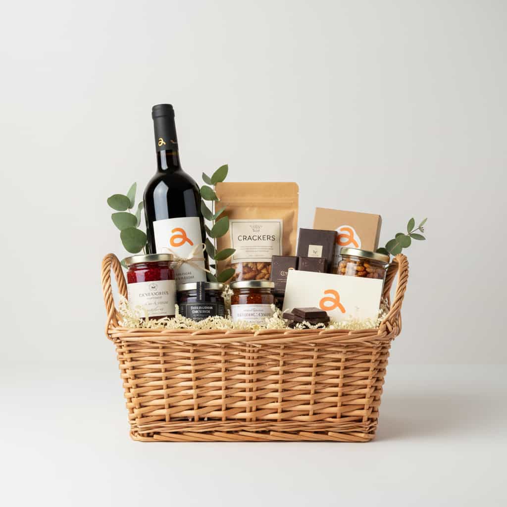 Panier gourmand personnalisé